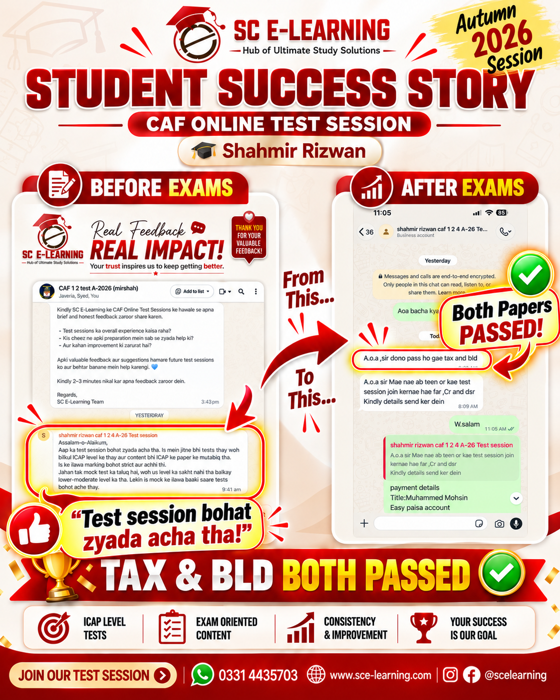 Autumn 2026 Student Success Story